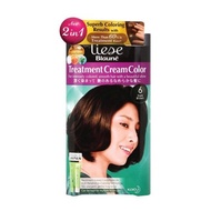 Liese Blaune Treatment Cream Hair Color KT6- Dark Brown