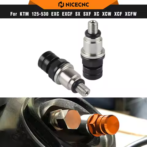 NICECNC M5 Fork Air Bleeder Valves For GasGas EC 300 EC 250 2018-2020 Yamaha YZ65 YZ85 YZ125 YZ250 Y