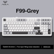 AULA F99 Customized Mechanical Keyboard 99 keys The Three Mode Connection Hot-swap Gasket Structure 