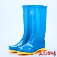 รองเท้าบูทกันฝนผู้หญิง รองเท้าบูทกันฝนกันลื่นทรงสูง รองเท้าน้ำพีวีซีสำหรับผู้หญิง