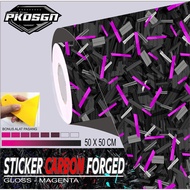 CARBON FORGED STICKERS CARBON FORGED STICKERS 50 X 50 CM