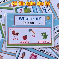 Alphabet card set and common questions