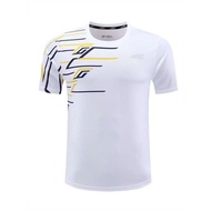 Yonex Lee-Chong-Wei 23012 Premium White Badminton Shirt - Cool, Sweat Absorbent, 4-Way Stretch Fabri