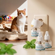 Cat Care Diffuser 90ml Set Calm Feline Stress Anxiety Relaxation Home Comfort Safe