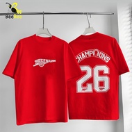 BEETEE t-shirt arsenal champion C1 2026 from loose and comfortable - cotton t-shirt for men and wome