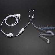 2 Pin Acoustic Tube Earphone Earphone Earpiece Headphone for Baofeng Retevis