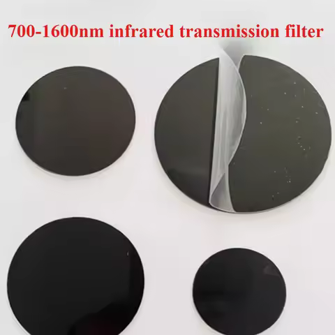 1PC Diameter 41 to 120mm， 700-1600nm Infrared Transmission Filter, Visible Light Cut-off, PMMA Acryl