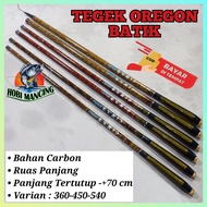 Joran Tegek Oregon Batik 360 450 540 Bahan Carbon Ruas Panjang Lentur Kuat Tongkat Pancing Untuk Dan