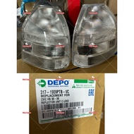 🔥 DEPO HONDA CIVIC EK EJ EK9 EK4 EK3 EK2 SO3 3DOOR TAIL LAMP CLEAR ALBINO SET // TYPE R JDM LAMPU BE