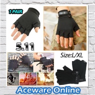 511 Multifunctional Half Finger Tactical Glove Combat Ride Climbing Hiking Anti-Slip