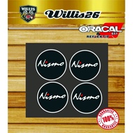 Cool Nissan discovery channel Nismo logo Car Rim Hubcap Sticker