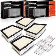 A-Premium Engine Air Filter Replacement for Porsche 911 2020-2024, 3.0L H6 GAS DOHC Turbocharged, A 