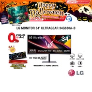 [ผ่อน 0% 10 ด.]LG MONITOR 34" ULTRAGEAR 34G630A-B (VA WQHD 160Hz)/ประกัน 3 Years Onsite