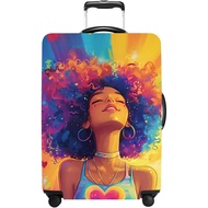 Luggage Cover Washable Suitcase Protector Anti-scratch Suitcase cover Fits 20-34 Inch Luggage (Girl-