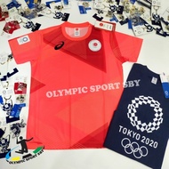 kaos ASICS kontingen Jepang Olimpiade Tokyo 2020 original Diskon