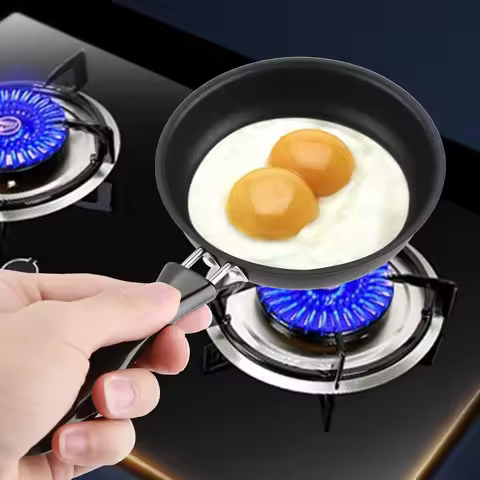 Frying Egg Pan Kitchen Cooker Mini Frying Pan Frying Pan Portable Mini Frying Pan Poached Egg Househ