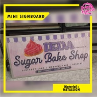MINI SIGNBOARD | Metalsign Signboard, Signage Kedai, Signboard Kedai