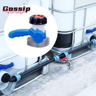 GOSSIP Male Export Butterfly Valve Switch, 75mm Liters 62mm To DN40/DN50 IBC Tank Tap Pipe Connector