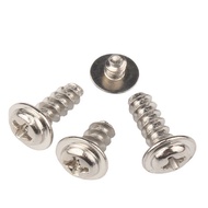 Screw Self-Flat Tail Screw Screw Round Ribbon Plated Tapping Tape m2m2.3m2.6m3 Head Washer pwb Nicke