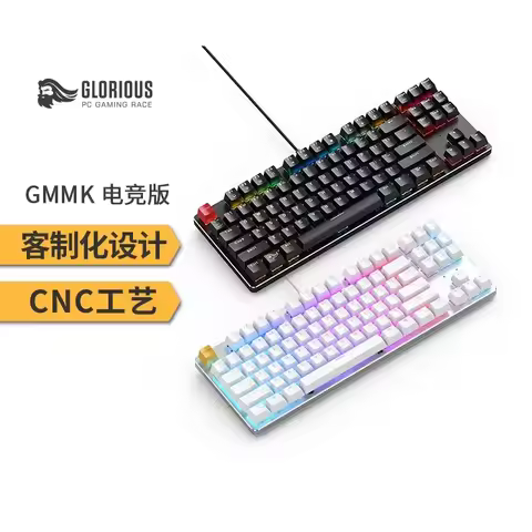 Glorious GMMK Wired hot swappable keyboard 61 Key Mechanical Gaming Keyboard