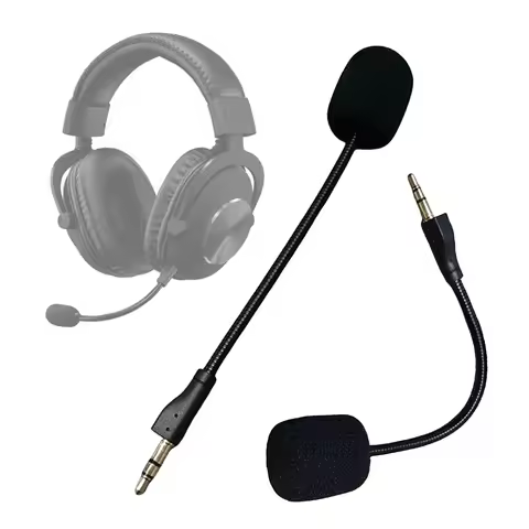 1/2/5PCS 3.5 Gold-Plated Direct Microphone Microphone G Pro Plug Play 360 Degree Bendable For Logite