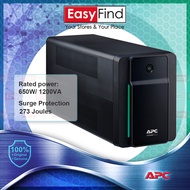 APC BVX1200LI-MS APC Easy UPS, 1200VA, Tower, 230V, 4 Universal + 1 IEC C13 outlets,AVR