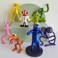 8pcs Rainbow Friends Anime Figure Kawaii Doll Cartoon Model Game Character Monster Cake Decoration T