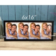 Panorama Photo Frame Gift Picture Size 4x12" 6x12" 6x16" 7x15" ++ With Stand Wall Hanging Ears++ Ima