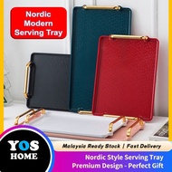 YOS Nordic Style Cup Serving Tray | Talam Dulang Hantaran Cincin | Kitchen Organizer | Hadiah Kahwin