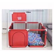 ️Offer ️Kids Baby Children Safety Playpen Play Fence Stainless Steel Square Play Yard 8C