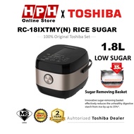 Toshiba Low Sugar Rice Cooker (1.0L / 1.8L) RC-10IX1TMY RC-18IX1TMY(N) IH Low Sugar Rice Cooker