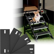 RV Step Covers 4 Pack –Non-Slip Trimmable Self Adhesive EVA Foam RV Step Carpet, Camper Step Covers 