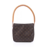 【二手】LOUIS VUITTONLooping MM 單肩包 M51146 PVC 塗層帆布皮革 Looping MM 女士二手 B