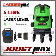 5 Lines 6 Point Adjustable Laser Level 360° Rotary Indoor Outdoor Self Leveling Measuring Tool Set L