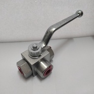 Hydraulic Ball Valve 3way 1/ 4 inch / 3way ball Valve hydraulic 1/ 4"