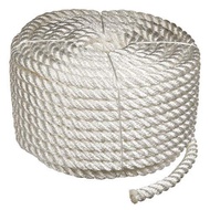 12MM X 50M (164 FEET) MARINE SUPER SOFT WHITE NYLON 3 STRAND ROPE KOREA