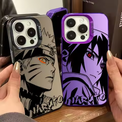 Anime Naruto Uchiha Sasuke Cool Phone Case for iPhone 12 17 Air Pro Max 16 15 11 14 13 Pro Max XS X 