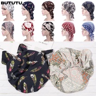 BUTUTU Turban Hat  Fashion Beanie Muslim Cancer Chemo Hat
