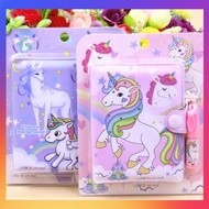 Mini Unicorn Amongus Imposter Notebook Pen Keychain Buku Nota Comel Alat Tulis Sekolah Hadiah Statio