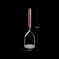 304 Stainless Steel Potato Masher with Wooden Handle Pressed Potatoes Purple Sweet Potato Pumpkin Co