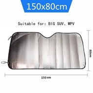 Tabir Surya Aluminium Penahan Panas Mobil Sun Shade/Pelindung Panas Dashboard Tirai Kaca Depan Mobil