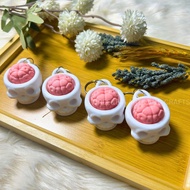 Skull Clicker Keychain – Unique Skull Design Stress Reliever Keychain | Fidget Clicker Toy Collector