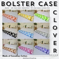 BOLSTER CASE | CLOVER DESIGN | 24X35 INCHES