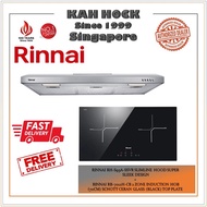 RINNAI RH-S95A-SSVR SLIMLINE HOOD + RINNAI RB-7012H-CB 2 ZONE INDUCTION HOB BUNDLE