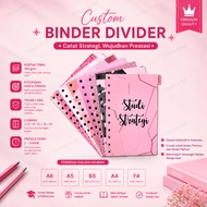 CUSTOM BINDER LIMITERS | A6 BINDER MARKER | A5 BINDER | BINDER B5 | BINDER A4 | BINDER F4