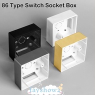 FAYSHOW2 Switch Socket Box Wiring Organize On-Wall Mount Switch And Socket Apply 86 Type