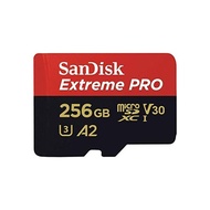 microSDXC 256GB SanDisk Extreme PRO UHS-1 U3 V30 4K Ultra HD A2 Support SD Adapter Included