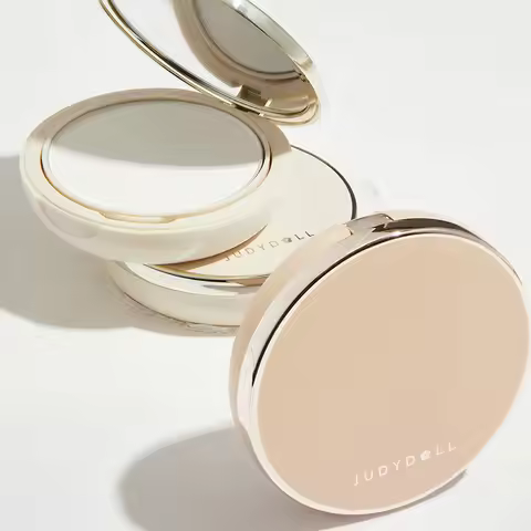 Judydoll Transparent Beige Compact Powder Oil Control & Makeup Matte Finishing Long Lasting Setting