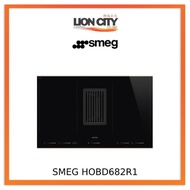 Smeg HOBD682R1 Induction Hob with Integrated Hood 80 cm Dolce Stil Novo Aesthetic