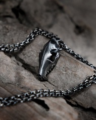 【山骸紀】白鏡-狐狸頭骨項鍊